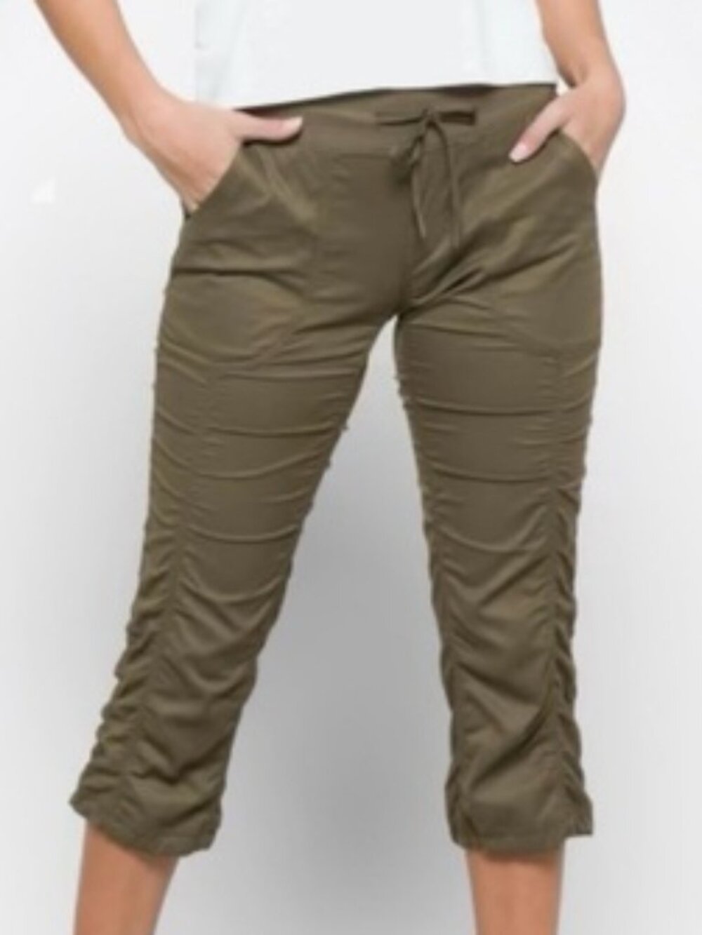 The North Face Olive Crop Drawstring Pants - Picture 5 of 5